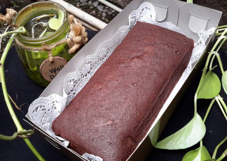 Brownies kukus putih telur