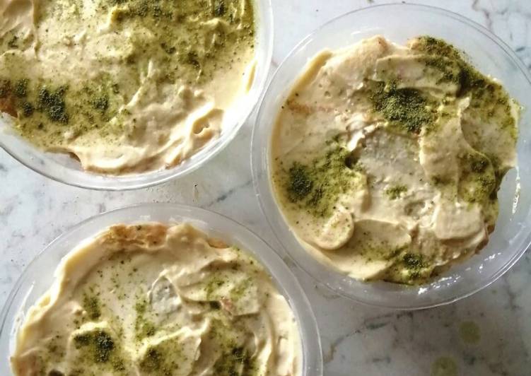 Tiramisù al te verde