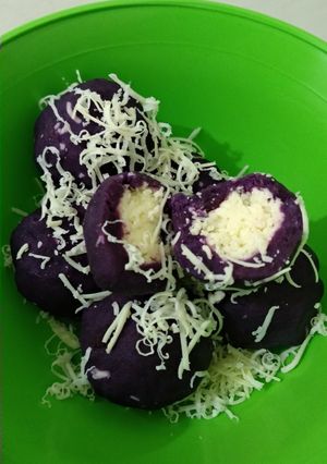 Foto resep Ubi ungu isi keju (Diet)
