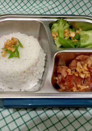Foto resep Nasi ayam Hainan (Bekal Sekolah)