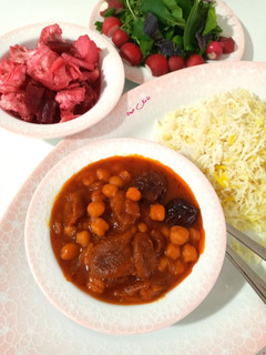 عکسی از دستور خورشت اوزگوز (خورشت قدیمی آذربایجان)
