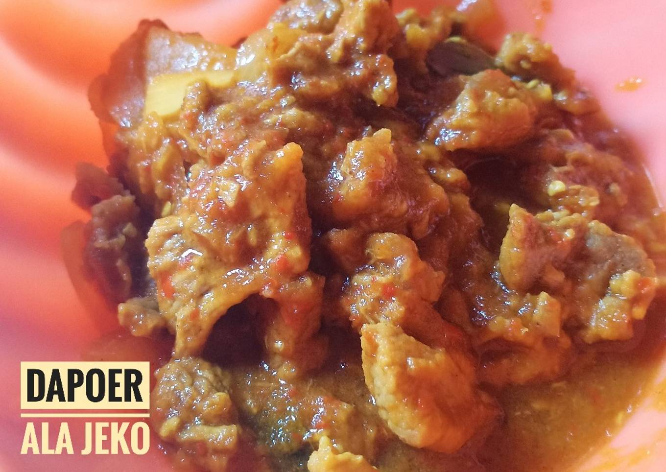 Daging Sapi Saus Padang Ala Jeko