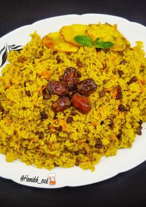 عکسی از دستور ماش پلو با هویج🥕