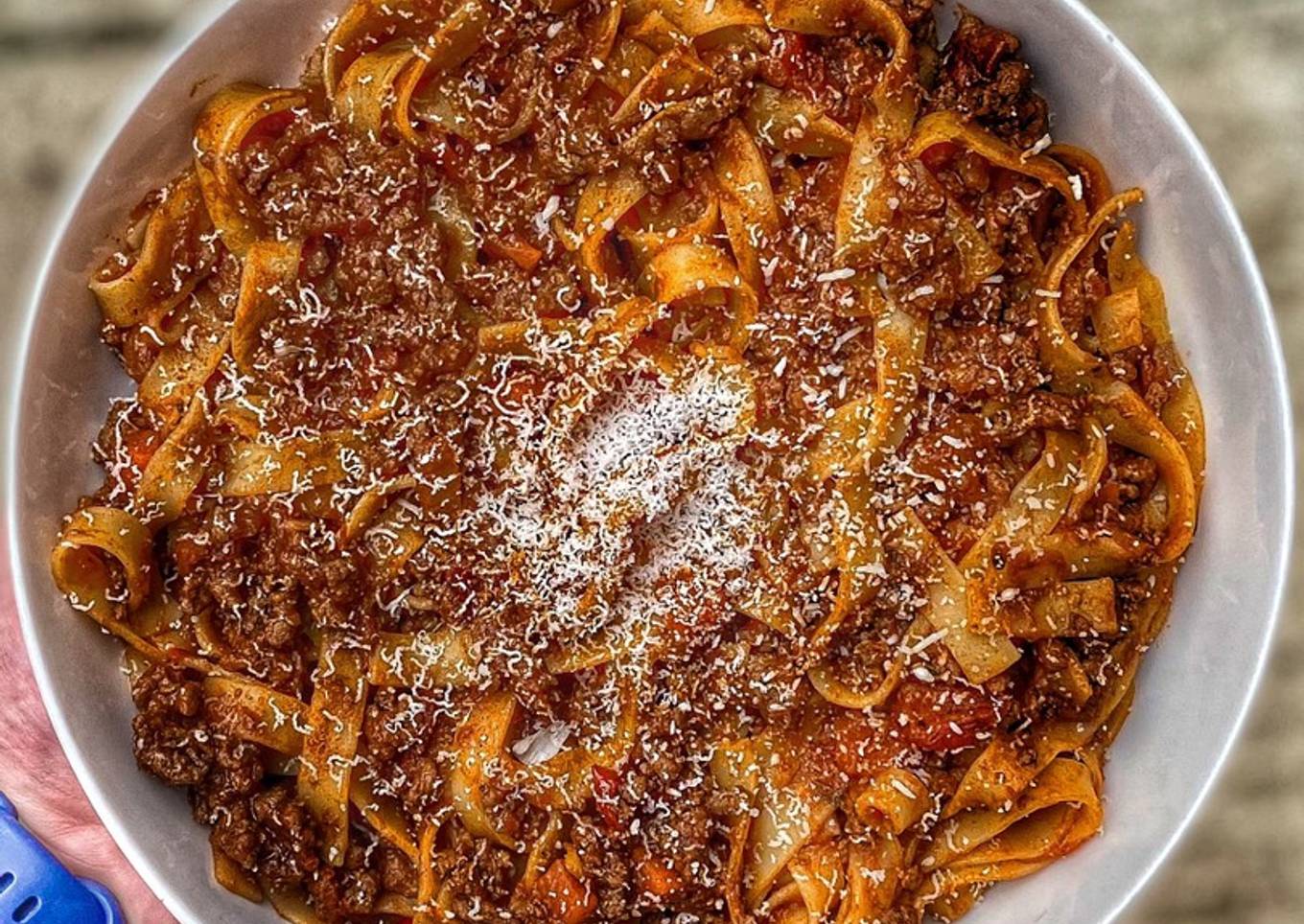 Slow cooked beef ragu