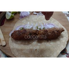 A picture of Veg Shammi Kebab Frankie.