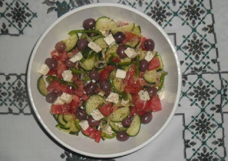 Recipe of Appetizing Tomato and Cucumber salad