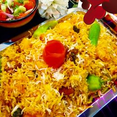 A picture of Beef Biryani.