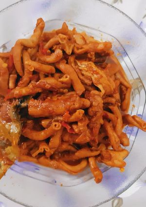 Foto resep Tumis Usus Manis Pedas