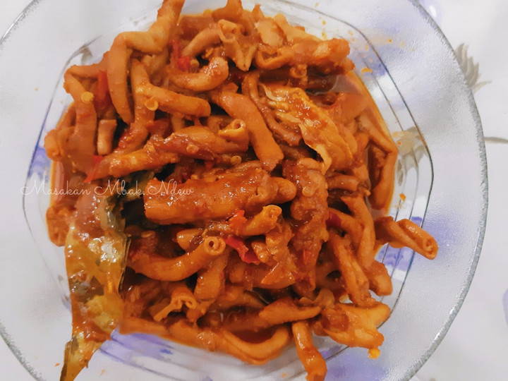 Cara Gampang Membuat Tumis Usus Manis Pedas yang Lezat Sekali