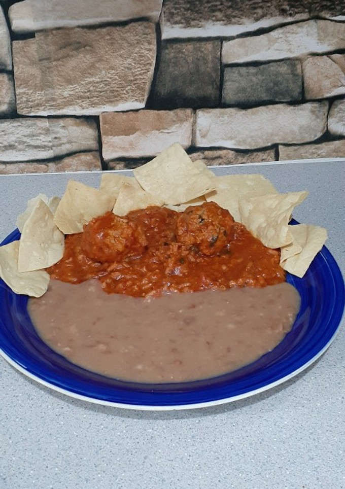 Una foto de Albóndigas con chipotle (picosas)