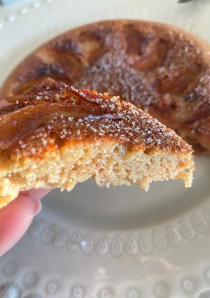 Foto de Bolo de maçã na frigideira