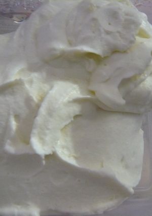 A picture of Whipped Cream Frosting.