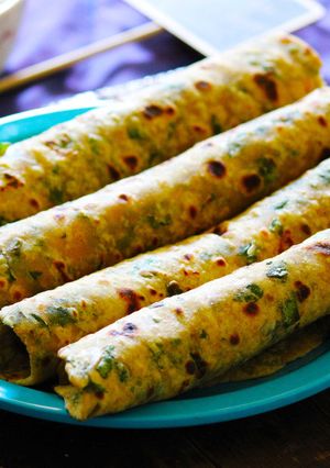 A picture of Methi Paratha Methi Roti Recipe.