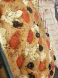 خبز ايطالي🍅 بالزيتون والطماطم