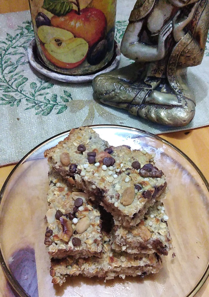 Una foto de Barritas de Avena, Plátano y frutos secos