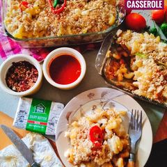 Butter Chicken Mac n Cheese Casserole A picture of Butter Chicken Mac n Cheese Casserole.
