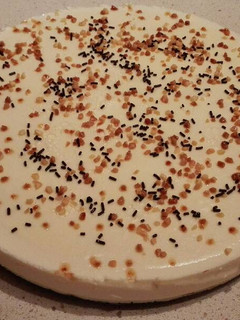 Una foto de Tarta de queso y chocolate blanco