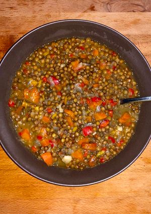 Una foto de Lentejas (con verduras)