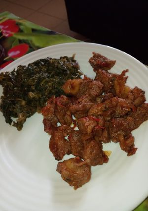 A picture of Nyama fry.