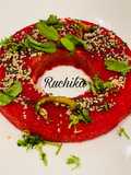 Beetroot Bunt Dhokla