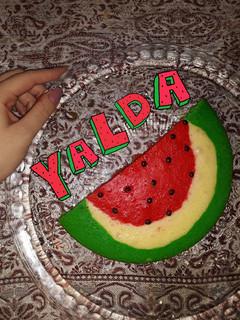 عکسی از دستور کیک یلدا هندوانه تابه ای خاتون پز 🙈