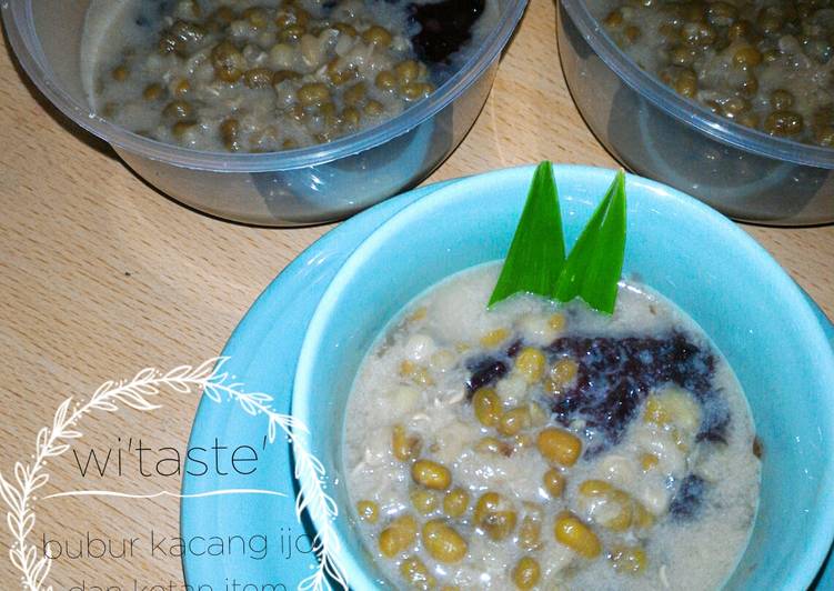Bubur kacang ijo & ketan item