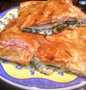 Receta Hojaldre relleno de espinacas y salmón marinado  que Delicioso