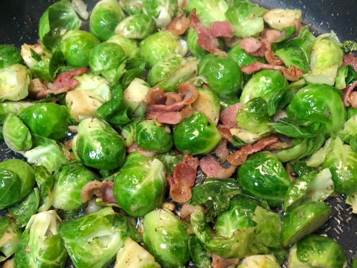 Recipe Fresh, sautéed Brussel Sprouts which Delicious