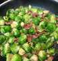 Recipe Fresh, sautéed Brussel Sprouts which Delicious