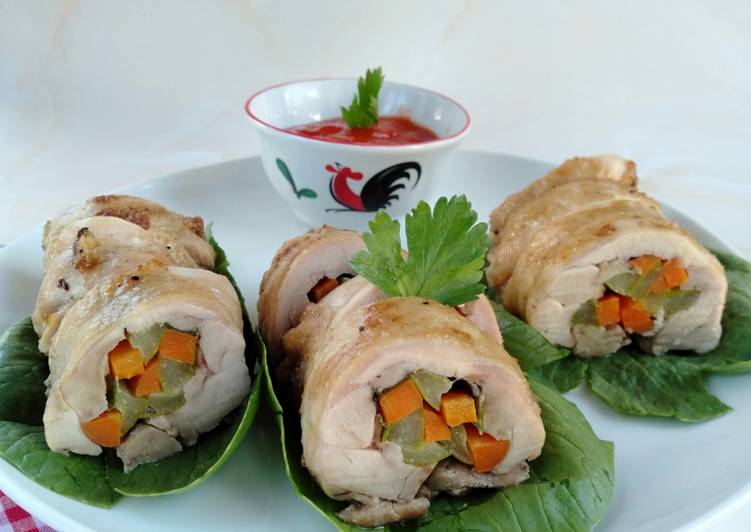 Resep 15.6~ Paha Ayam Gulung yang praktis