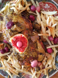 صورة لوصفة الدجاج المحمر بالطريقة المغربية 😋😋