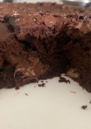 Una foto de Brownie con sorpresa