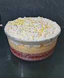 My Cherry flavoured flavoured Trifle with Brandy Whipped Cream🎅