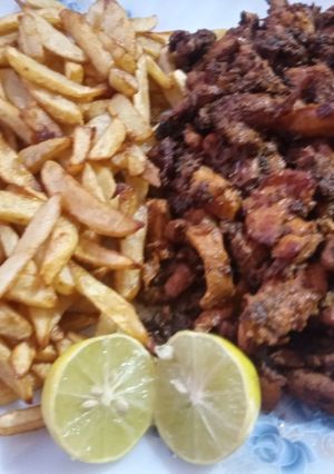 A picture of Chicken Shawarma.