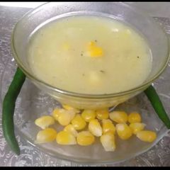 A picture of Sweet corn soup(instant).