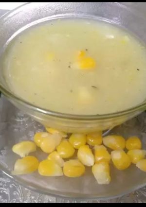 A picture of Sweet corn soup(instant).