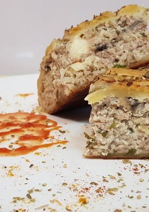 O poză a rețetei Plăcintă cu carne și ciuperci rețeta finlandeză.