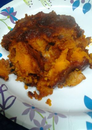A picture of Sweet and spicy chicken casserole.