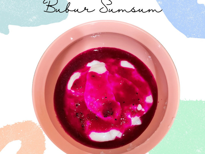 Resep Resep Snack MPASI 6m+ - Bubur Sumsum Buah Naga Anti Gagal