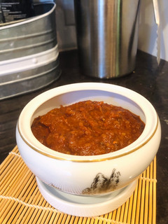 A picture of Spicy Anchovies Chili Sauce.