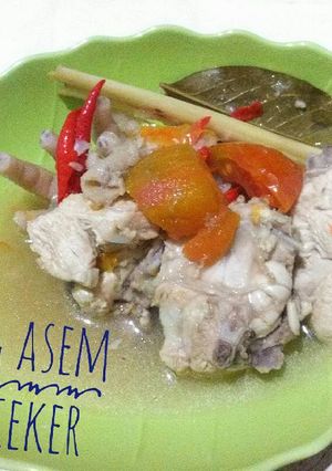 Foto resep Garang Asem Ayam Ceker Sederhana