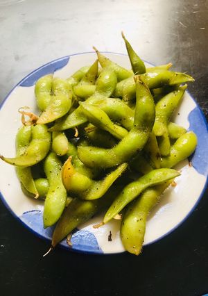 涼拌毛豆 的食譜成品照片