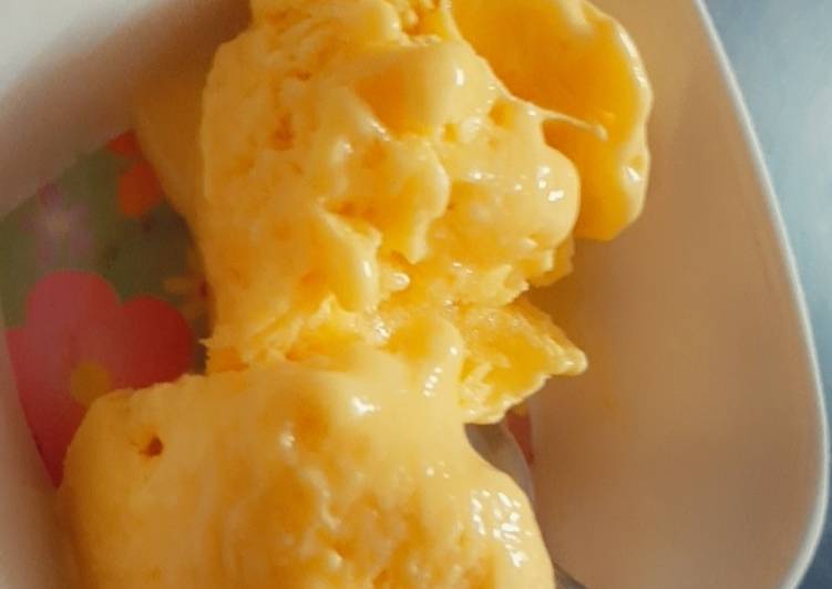 Step-by-Step Guide to Make Quick Mango ice cream