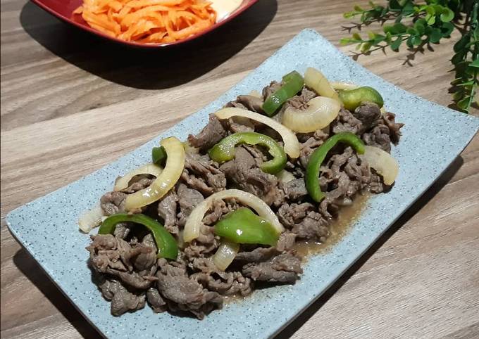 Resep Beef Yakiniku Ala Hokben Oleh Bulbul Kitchen Cookpad