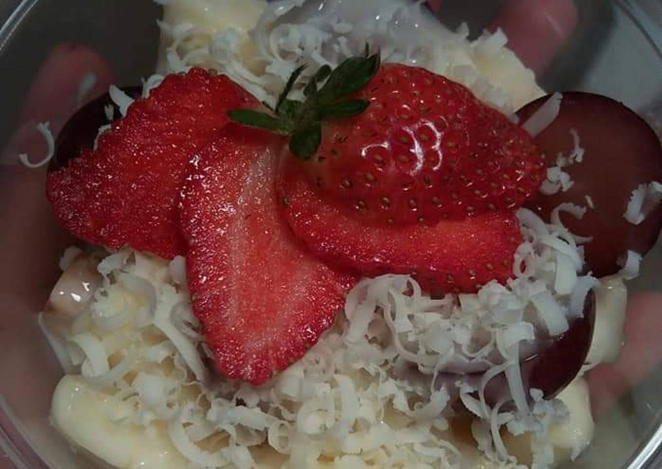 Cara Gampang Membuat Salad Buah Premium yummy🍎🍐🍈🍇🍓 yang Sempurna