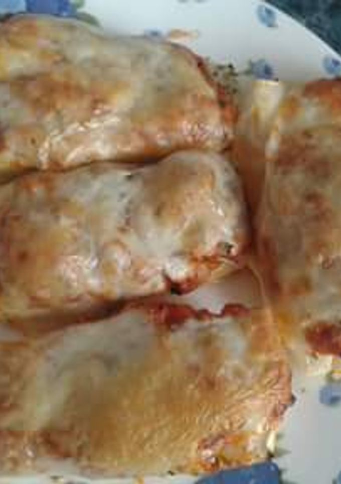 Una foto de Minipizzas de calabacín