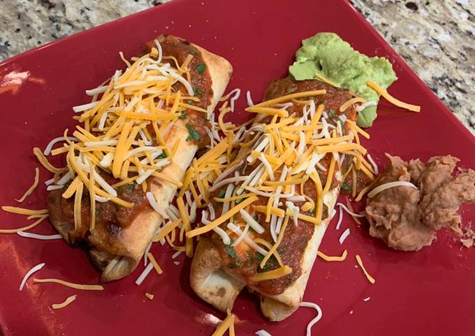 Steps to Make Favorite Air Fryer Chicken Chimichangas