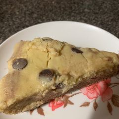 A picture of Keto Vanilla Chocolate Custard Pie.