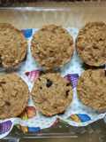 Muffins de Avena, Coco, Nueces y Pasas de uva