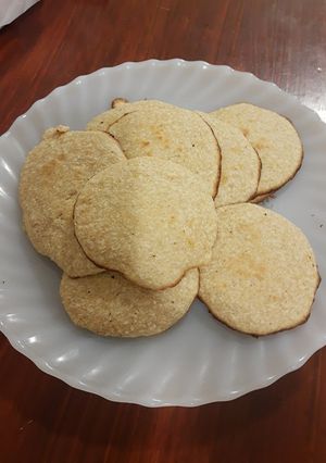 Una foto de Galletas de coco y limón